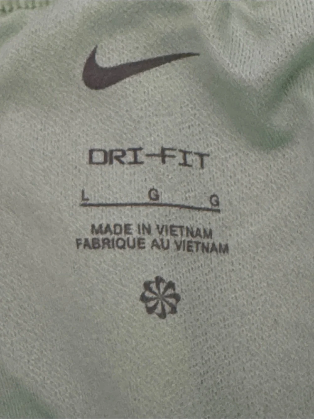 Nike Green Women's Athletic Shorts with Dark Green Trim